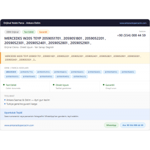 MERCEDES W205 TEYP 2059051701 ,