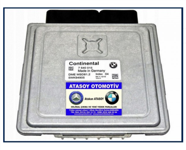 BMW E93 316İ MSD81.2 7640015 BMW E93 316İ MSD81.2 7640015