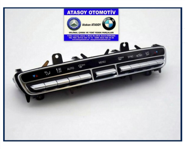 MERCEDES CLS KLİMA PANELİ A2139050208 MERCEDES CLS KLİMA PANELİ A2139050208