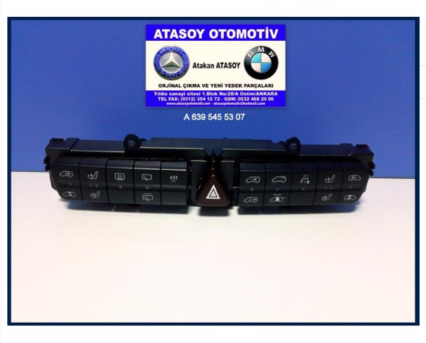 MERCEDES VİTO KONTROL PANELİ 6395455307