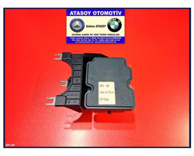 MERCEDES W246 ABS BEYNİ 0004314000 MERCEDES W246 ABS BEYNİ 0004314000