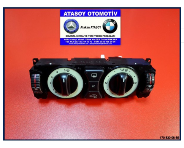 MERCEDES W208 CLK KALORİFER PANELİ MERCEDES W208 CLK KALORİFER PANELİ