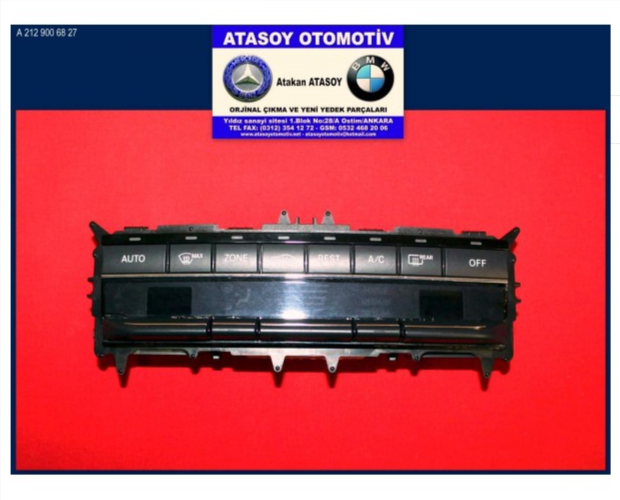 MERCEDES W207 KLİMA PANELİ A212 MERCEDES W207 KLİMA PANELİ A212