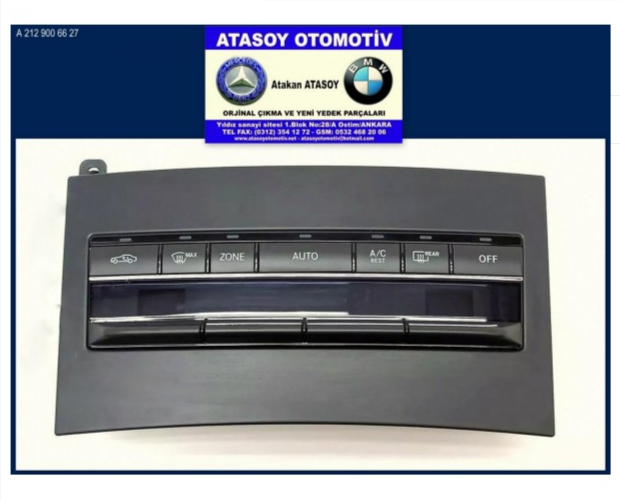 MERCEDES W207 KLİMA PANELİ A212 MERCEDES W207 KLİMA PANELİ A212