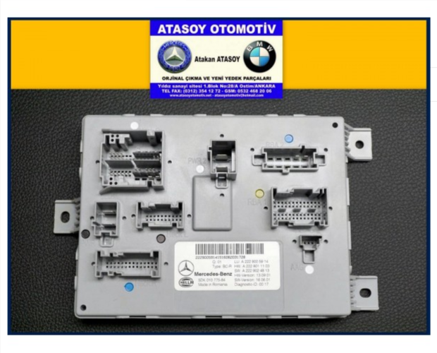MERCEDES W205 SAM BEYNİ A2229005914 MERCEDES W205 SAM BEYNİ A2229005914