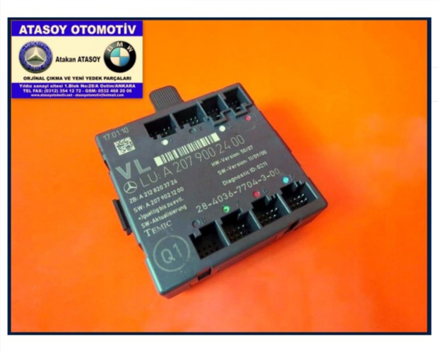 MERCEDES W207 SOL KAPI BEYNİ MERCEDES W207 SOL KAPI BEYNİ