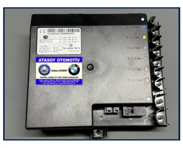 MERCEDES W221 AKÜ BEYNİ A2215400401