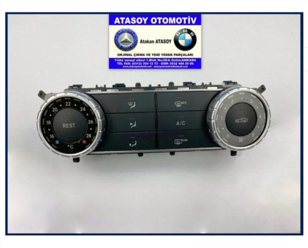 MERCEDES SLK KLİMA PANELİ 1729000912