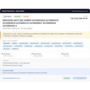 MERCEDES W213 EBC HYBRID A2139003636