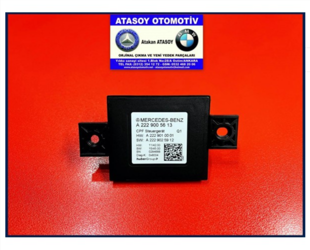 MERCEDES W205 KAMERA BEYNİ 2229008522 MERCEDES W205 KAMERA BEYNİ 2229008522