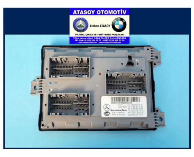 MERCEDES W206 ARKA SAM BEYNİ MERCEDES W206 ARKA SAM BEYNİ