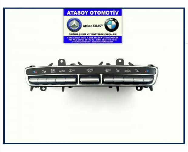 MERCEDES W205 KALORİFER KONTROL PANELİ MERCEDES W205 KALORİFER KONTROL PANELİ