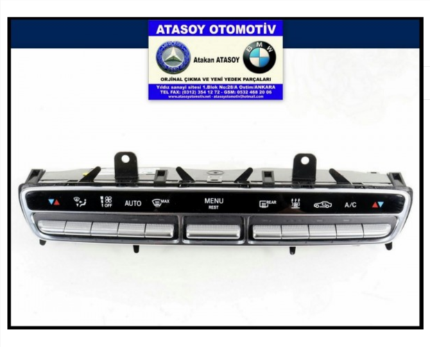 MERCEDES W205 COUPE KLİMA PANELİ MERCEDES W205 COUPE KLİMA PANELİ