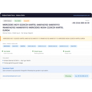 MERCEDES W211 E220CDI KARTEL 6460142102