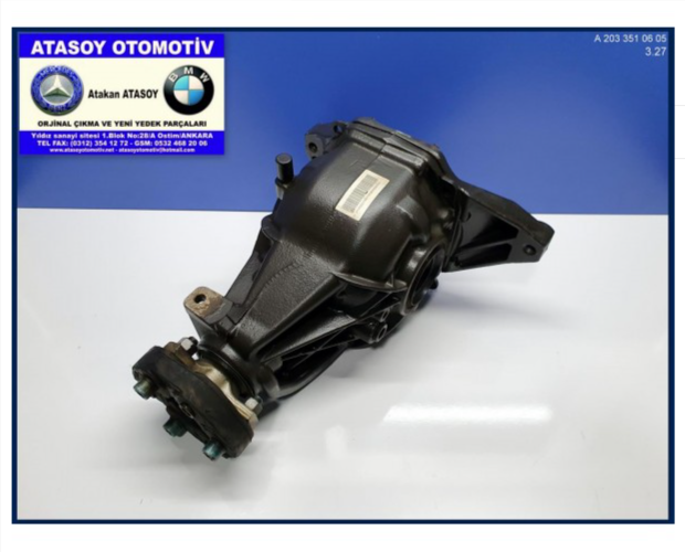 MERCEDES W207 E250 DEFRANSİYYEL 3.27 MERCEDES W207 E250 DEFRANSİYYEL 3.27