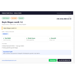 Beyin Megan csenik 1.6 Beyin Megan csenik 1.6
