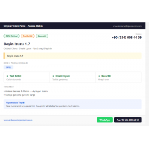 Beyin Izuzu 1.7