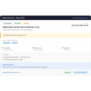 MERCEDES W140 W210 KONTAK 8 MERCEDES W140 W210 KONTAK 8