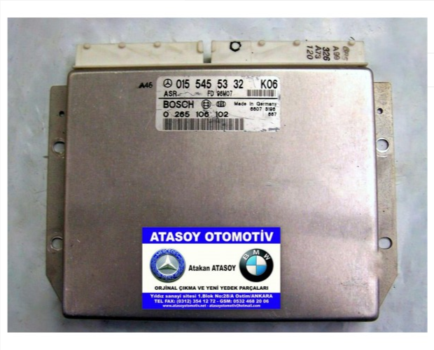 MERCEDES W210 ASR BEYNİ 0155455332 MERCEDES W210 ASR BEYNİ 0155455332