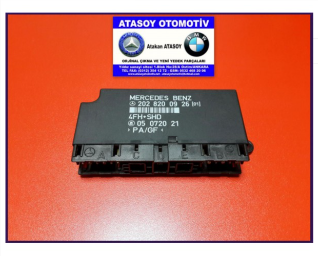 MERCEDES W202 KONFOR BEYNİ 2028200926