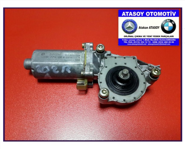 MERCEDES W202 SAĞ ARKA CAM