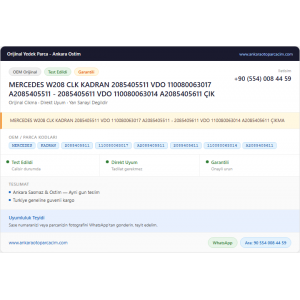 MERCEDES W208 CLK KADRAN 2085405511 MERCEDES W208 CLK KADRAN 2085405511