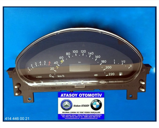 MERCEDES W414 VANEO KİLOMETRE SAATİ MERCEDES W414 VANEO KİLOMETRE SAATİ