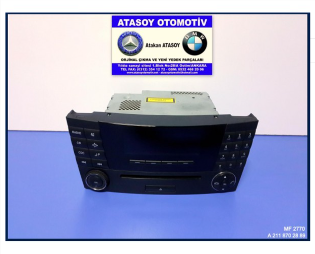 MERCEDES W211 CD ÇALAR TEYP MERCEDES W211 CD ÇALAR TEYP