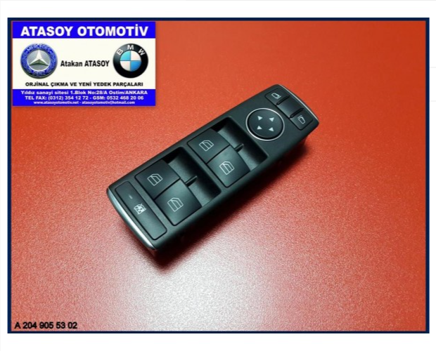 MERCEDES W204 CAM AÇAMA DÜĞMESİ