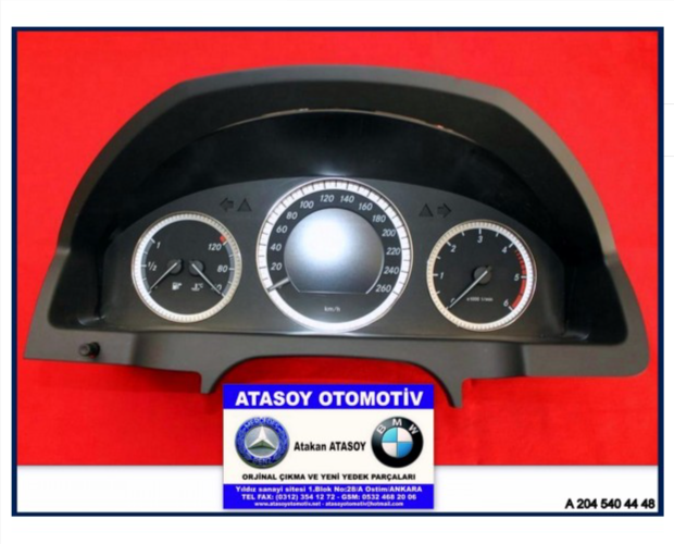 MERCEDES W204 C220CDI KİLOMETRE SAATİ