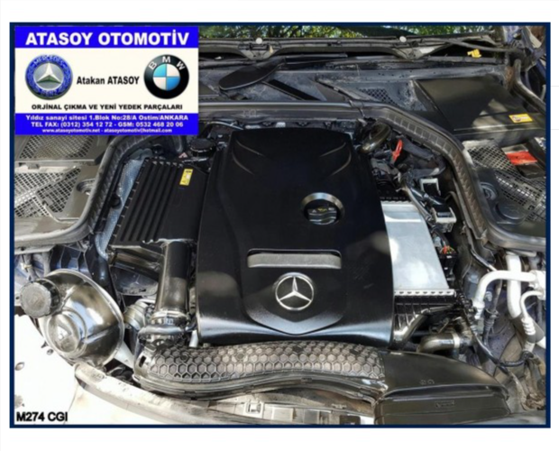 MERCEDES W205 C180CGI MOTOR FATURALI MERCEDES W205 C180CGI MOTOR FATURALI