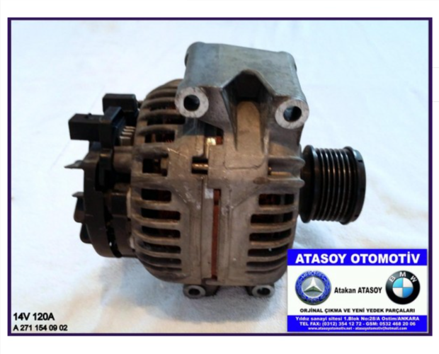 MERCEDES W203 C180 KOMPRESÖR ALTERNATÖR