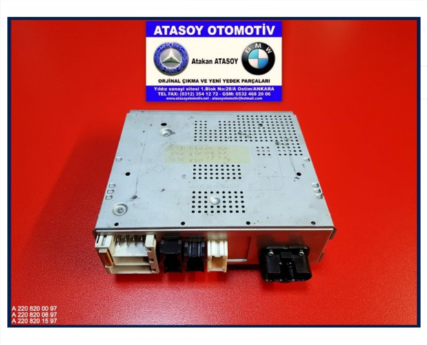MERCEDES W220 TV TUNER 2208200097 MERCEDES W220 TV TUNER 2208200097
