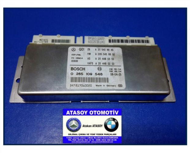 MERCEDES W211 ESP PML BEYNİ MERCEDES W211 ESP PML BEYNİ