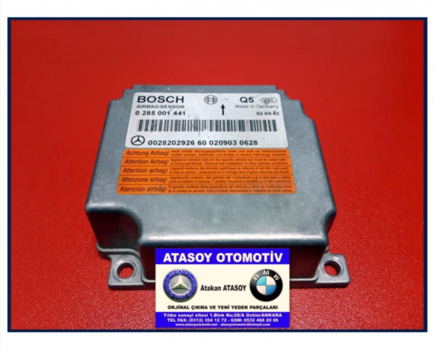 MERCEDES W211 AIRBAG BEYNİ 0028202926