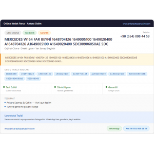 MERCEDES W164 FAR BEYNİ 1648704126