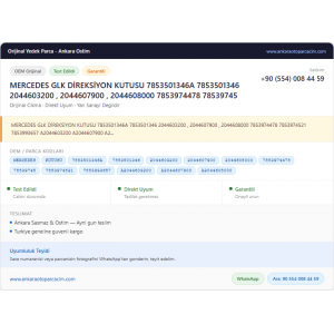 MERCEDES GLK DİREKSİYON KUTUSU 7853501346A