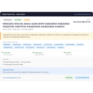 MERCEDES W164 ML BAGAJ AÇMA MERCEDES W164 ML BAGAJ AÇMA