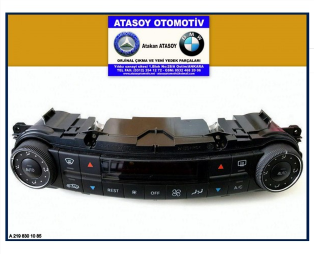 MERCEDES W219 CLS KALORİFER PANELİ MERCEDES W219 CLS KALORİFER PANELİ