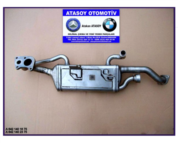 MERCEDES W164 ML350CDI EGR SOĞUTUCU MERCEDES W164 ML350CDI EGR SOĞUTUCU