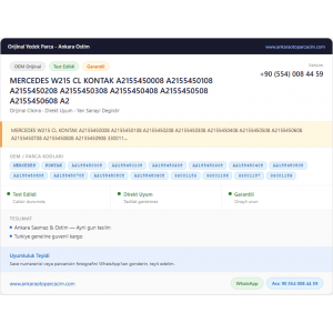 MERCEDES W215 CL KONTAK A2155450008