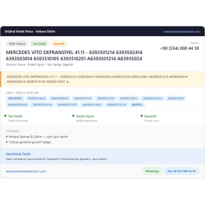 MERCEDES VİTO DEFRANSİYEL 41.11 -