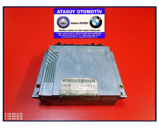 MERCEDES W140 400SEL EGAS BEYNİ MERCEDES W140 400SEL EGAS BEYNİ