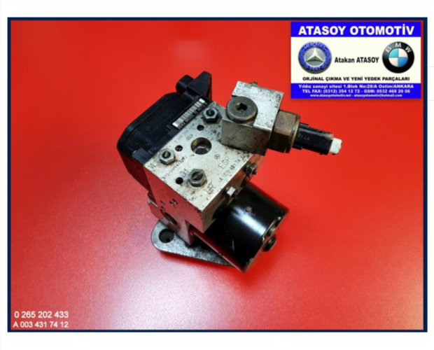 MERCEDES W168 ABS BEYNİ 0034317412