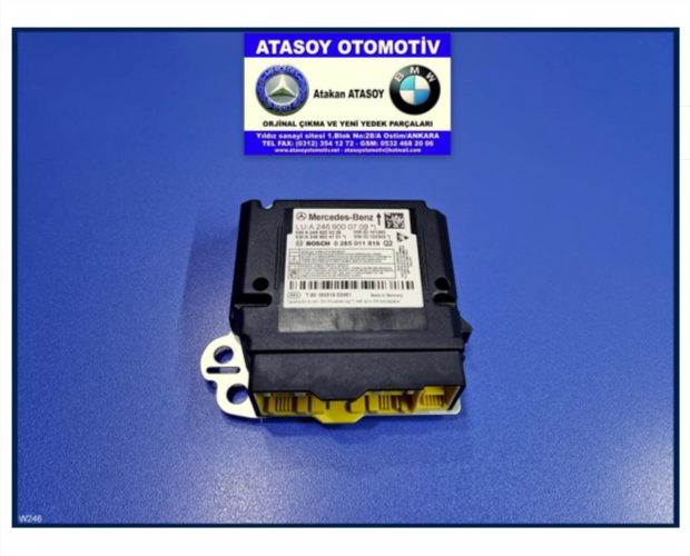 MERCEDES W246 B AIRBAG BEYNİ MERCEDES W246 B AIRBAG BEYNİ