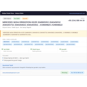 MERCEDES W204 DİREKSİYON KİLİDİ 2049005912