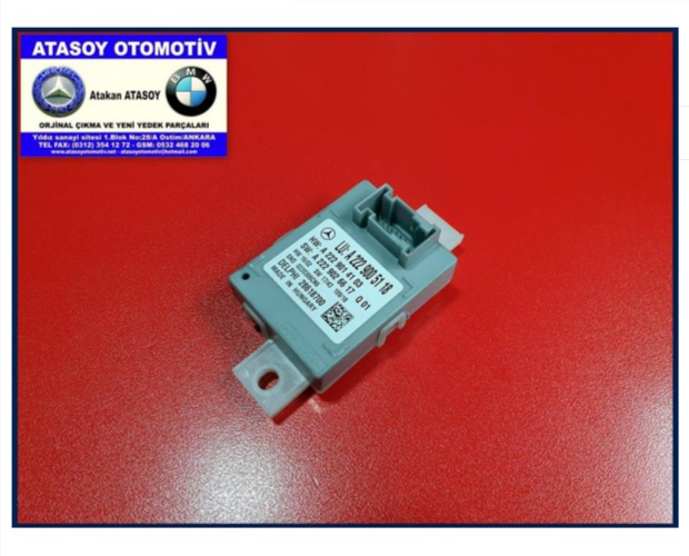 MERCEDES W222 AMBİYANS BEYNİ A2229005118 MERCEDES W222 AMBİYANS BEYNİ A2229005118