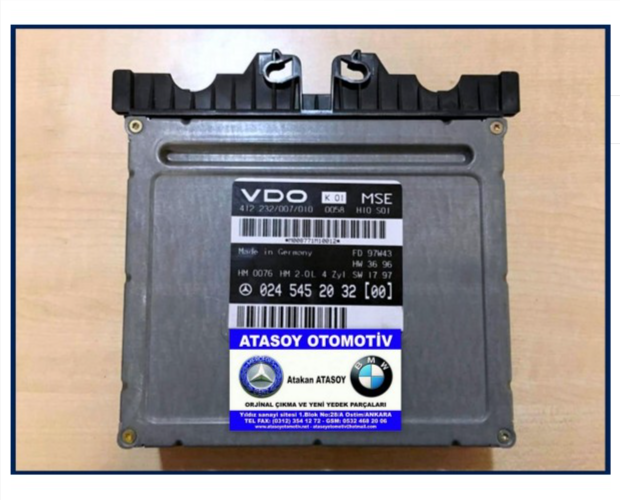 MERCEDES W170 SLK200 MOTOR BEYNİ MERCEDES W170 SLK200 MOTOR BEYNİ
