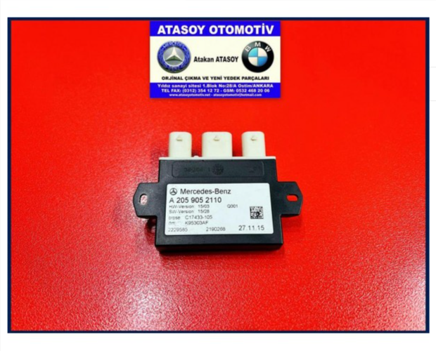 MERCEDES W205 PARK BEYNİ 2389053301 MERCEDES W205 PARK BEYNİ 2389053301