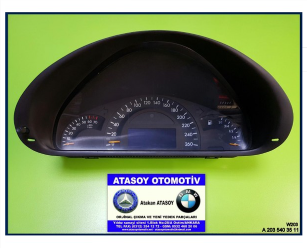 MERCEDES W203 KADRAN A2035403511 A2035403311